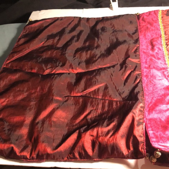 Set of four Fall fancy velour multicolored table sitting fancy table placemats - Picture 7 of 13